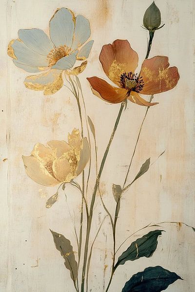 Floral Gilded Grace by Zen and More
