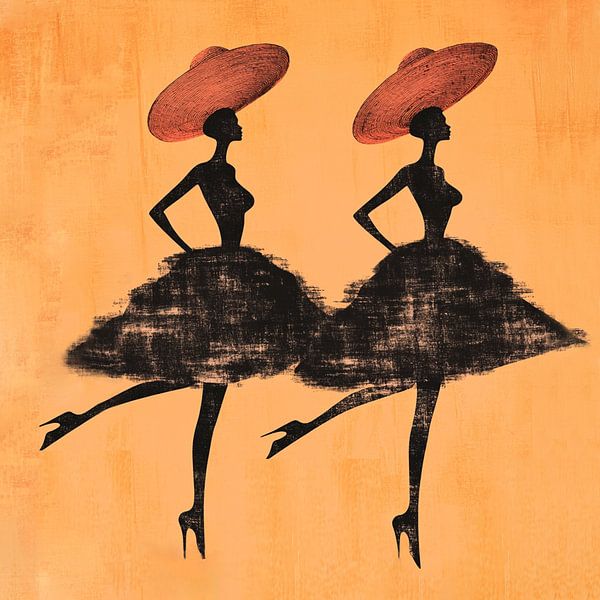 Red Hat Sisters von Marijke Trienekens