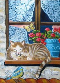 Catnap. by Gloria Gill