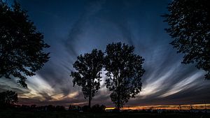 Zonsondergang te Schendelbeke