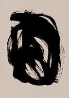 Études à l'encre noire. Forme I.
