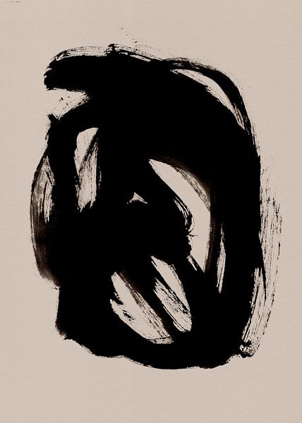 Études à l'encre noire. Forme I. par Dina Dankers