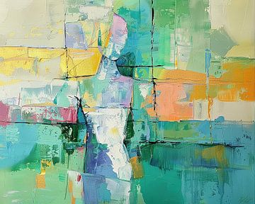 Modern figuur van Abstract Schilderij