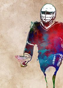 Lacrosse Sport Kunst #Lacrosse #Sport