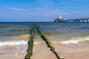 Die Seebrücke in Heringsdorf auf der Insel Usedom