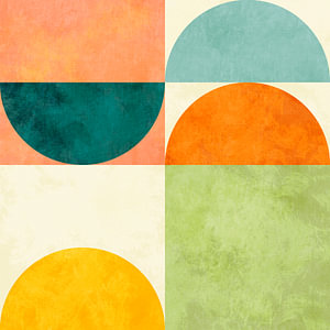 Mid Century Bauhaus modern Sommer 1