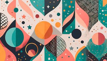Vormen en patronen met kleuren van Mustafa Kurnaz