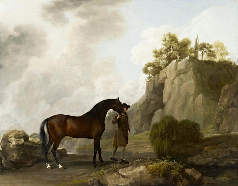 The Marquess of Rockingham's Arabian Stallion, George Stubbs by Masterful Masters