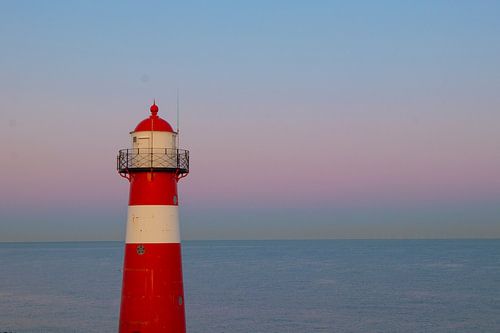 Westkapelle lighthouse at sunrise