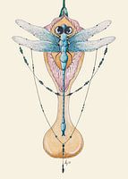 La libellule et le calice