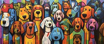Wagging Colour Joy by ARTEO Paintings