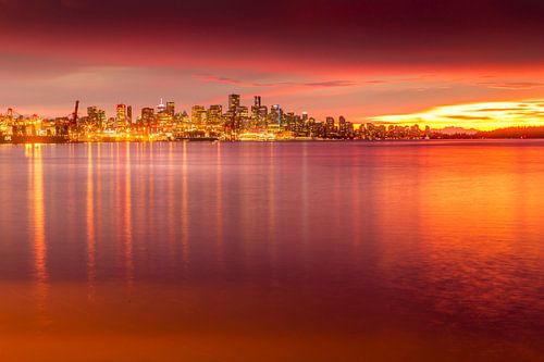 Vue de Vancouver, ligne d'horizon