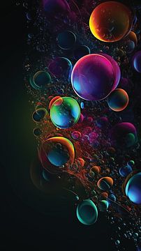 Abstract Digital Bubbles