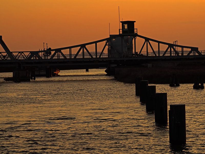 Meiningen bridge at sunset by Katrin May