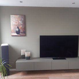 Klantfoto: Lentebloesem in Goud ii van Studio BB, als ArtFrame