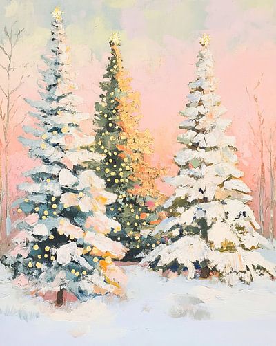 Winter Weihnachten | Weihnachtsbäume Licht
