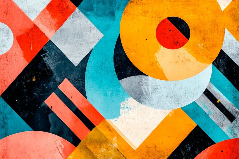 Abstrakte geometrische Komposition von Poster Art Shop