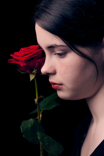 Die Maske hinter der Rose