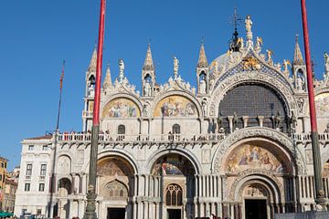 Venetië - Marcusbasiliek op het San Marcoplein van t.ART