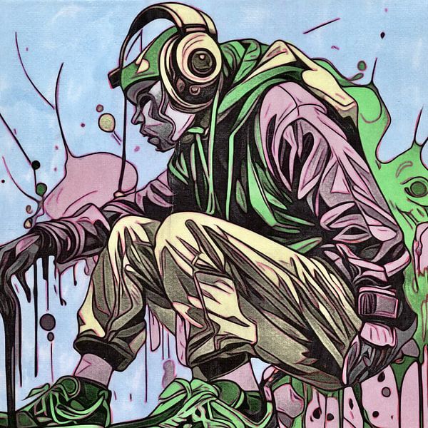 Music, Motif 1 by zam art