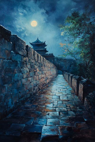 Night at the Wall by Poster Art Shop