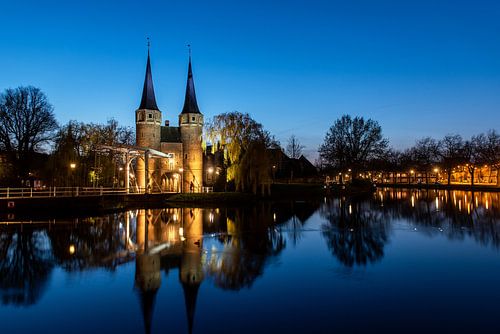 Delft. Osttor. Aufnahme am Abend