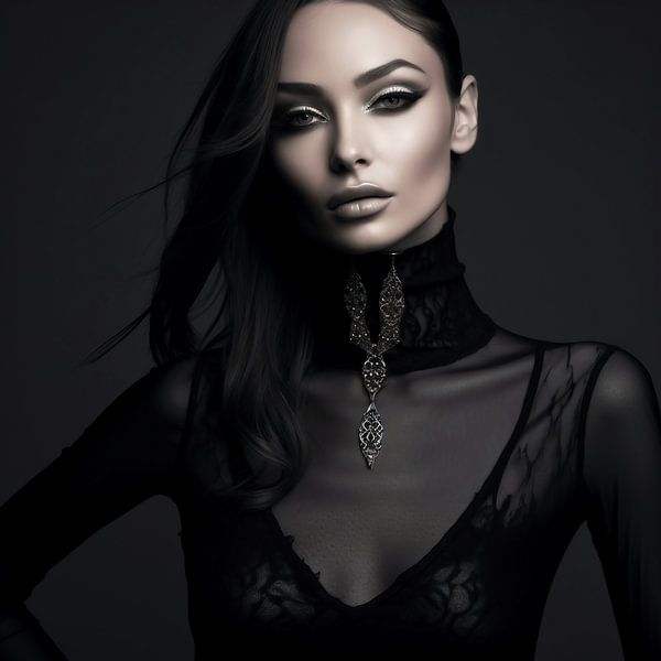 Porträt von fernlichtsicht