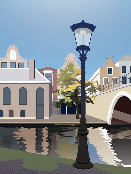 Alter Kanal von Utrecht von Leon Polko
