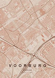 Map of Voorburg