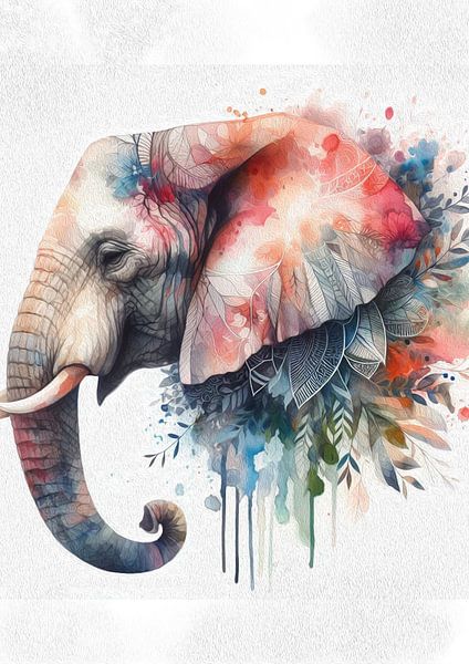 éléphant élégant par widodo aw