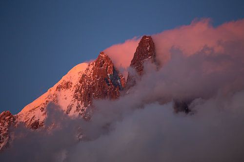Les Drus and Aiguille Verte by Menno Boermans