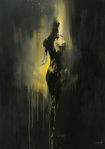 Abstraktes Menschenbild | Schatten's Umarmung