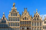 Grote Markt gevels in Antwerpen par Dennis van de Water Aperçu