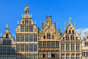Grote Markt gevels in Antwerpen von Dennis van de Water