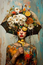 Under the umbrella... by Ans Bastiaanssen