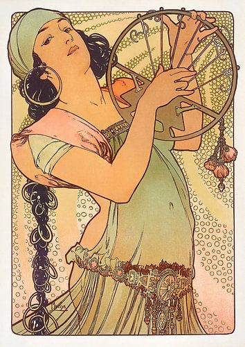 Salomé (1897) door Alphonse Mucha