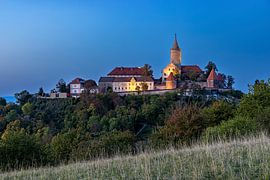 The Leuchtenburg castle near Kahla in Thuringia by Roland Brack