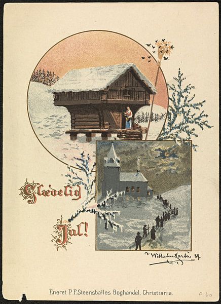 Glædelig jul!, 1889, Wilhelm Larsen van De Canon