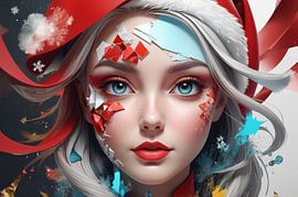 kerstman vrouwen van hisam colours