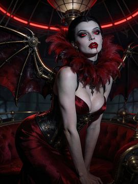 Rotes Schweigen von Klaus Tesching - Art-AI