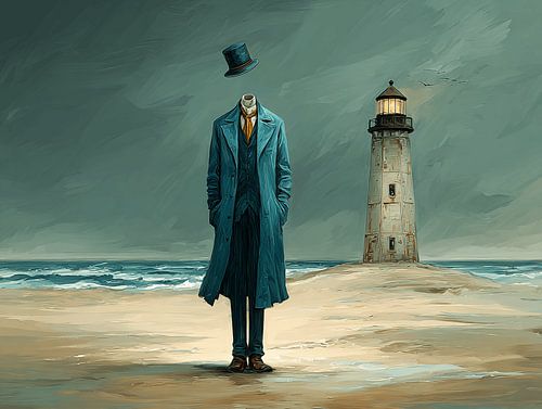 The Man Without a Face at the Lighthouse | Keeper of Lost Identities