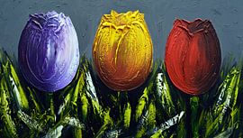 Tulips by Gena Theheartofart