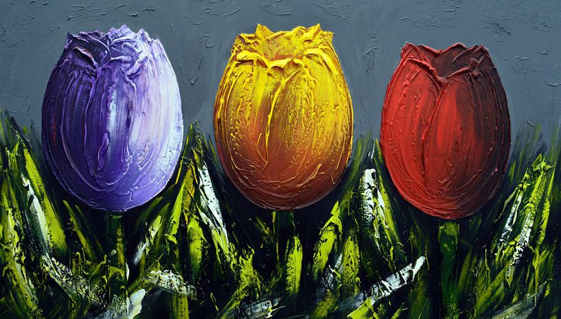 Tulipes par Gena Theheartofart