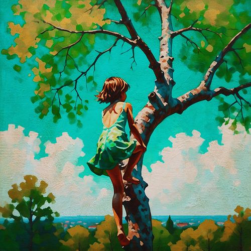 Onverschrokken klimmer