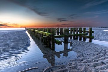 Sonnenuntergang in Zeeland von Linda Raaphorst