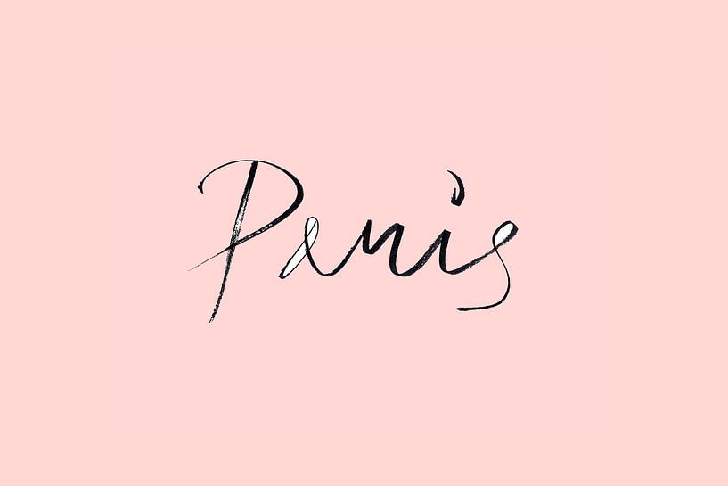 Parijs (kalligrafie) van thegirlcalledlonging