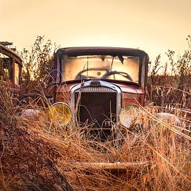 Old Peugeot 201 van Halma Fotografie