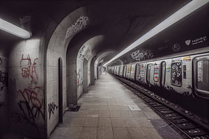 U-Bahn in London Illustration