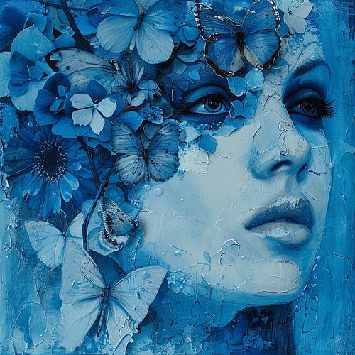 Saphir Sérénade : L'élégance florale avec des compagnons ailés