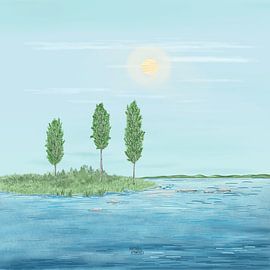 Sommer in Skandinavien von Aurealis Creatief